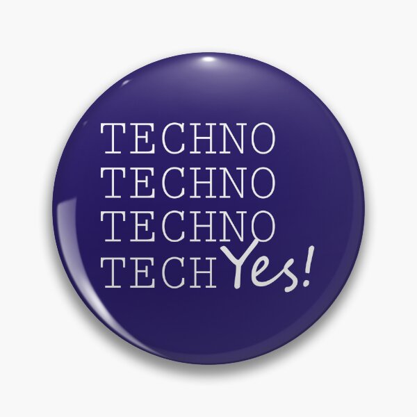 Item preview, Techno Tech Yes! Berlin Electronic Music designed and sold by WibbleDesign.