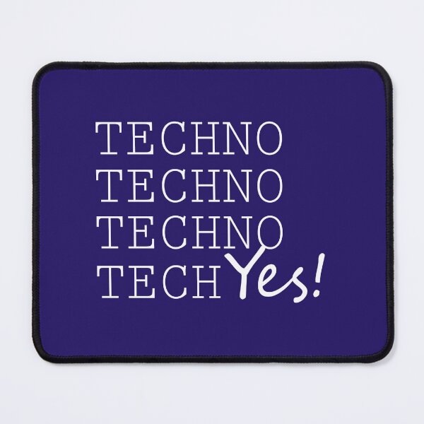 Item preview, Techno Tech Yes! Berlin Electronic Music designed and sold by WibbleDesign.