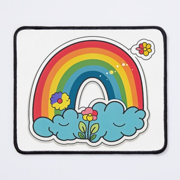 Item preview, Rainbow and enchanted flowers designed and sold by anthonygdg.