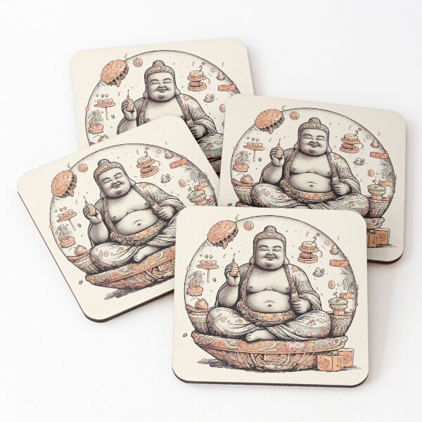 Item preview, Cookie Buddha Illustration designed and sold by ZenHorn.