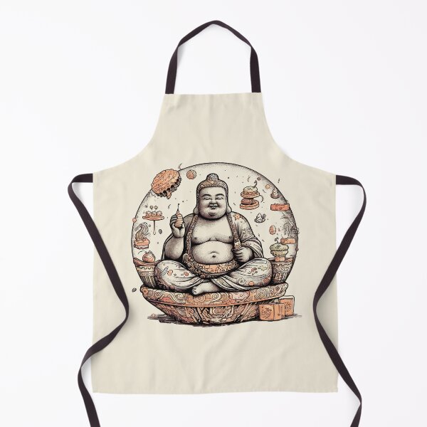 Item preview, Cookie Buddha Illustration designed and sold by ZenHorn.