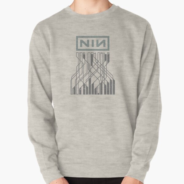 Nine Inch Nails Classic Black Logo Men Hooded Sweater Charcoal S 80  Cotton 20 Polyester Regular  Amazoncouk Everything Else