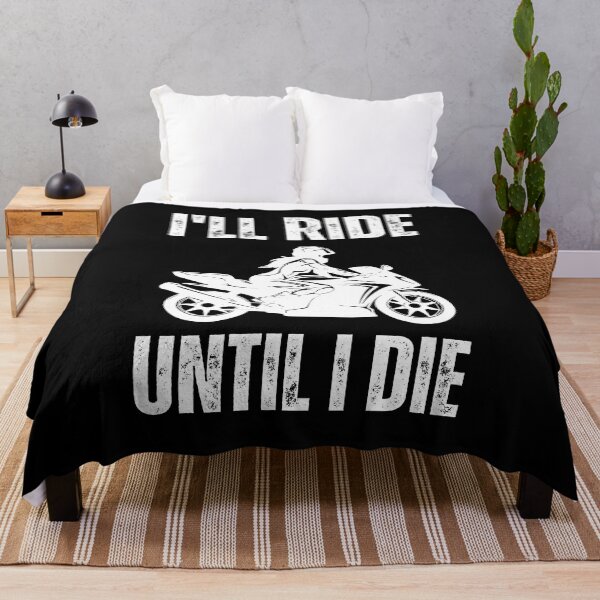 Item preview, I will ride until I die designed and sold by Marti t-shirts.