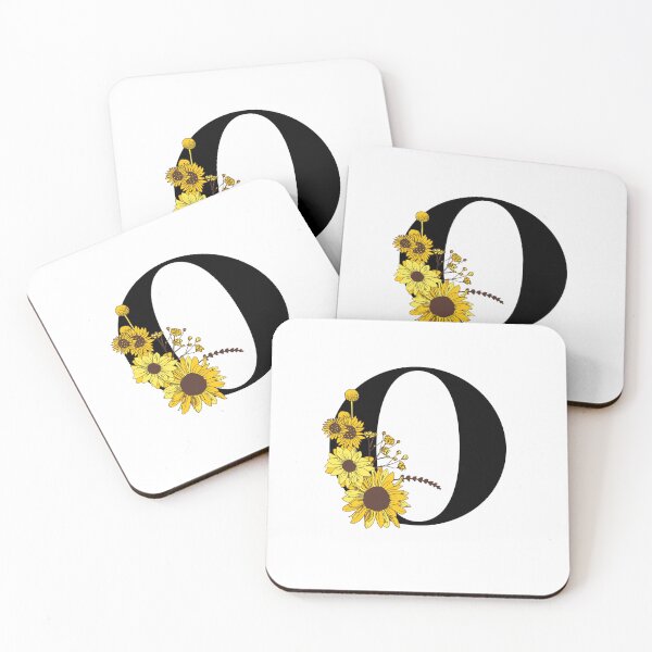 Item preview, Sunflower Monogram O designed and sold by Coffee Lifestyle.