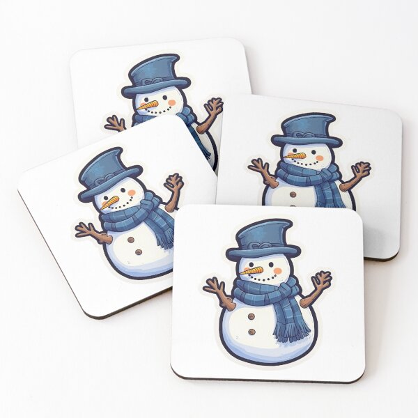 Item preview, Smiling snowman with hat and scarf designed and sold by anthonygdg.