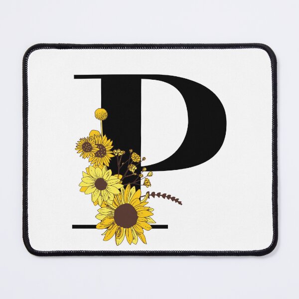 Item preview, Sunflower Monogram P designed and sold by Coffee Lifestyle.
