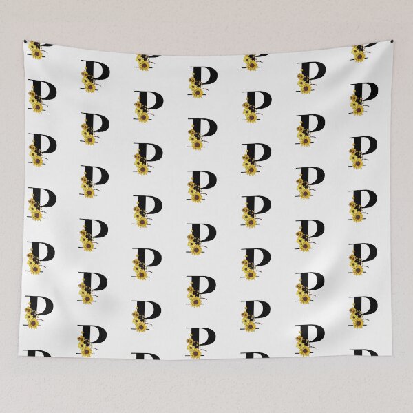 Item preview, Sunflower Monogram P designed and sold by Coffee Lifestyle.