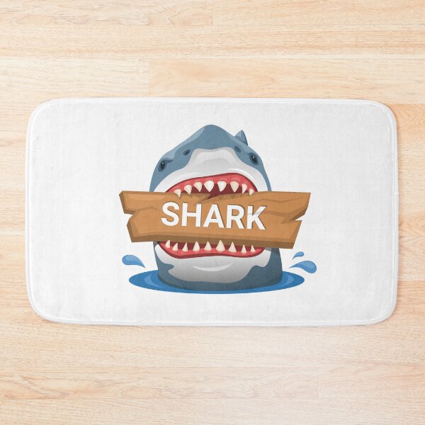 Item preview, Shark fish with sign board mascot character designed and sold by aryoyo.