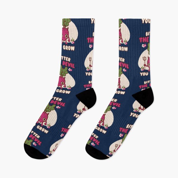 Item preview, Better the Devil you Grow l - Funny angry Kawaii Veg  designed and sold by WeirdPunderful.