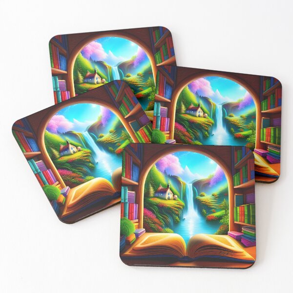 Item preview, Books are gateways to other worlds designed and sold by FineArtworld7.