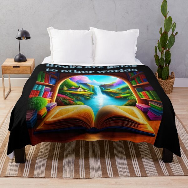Item preview, Books are gateways to other worlds designed and sold by FineArtworld7.