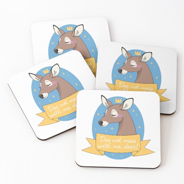 Item preview, Doe not mess with me, deer! designed and sold by Art by Tornemark.