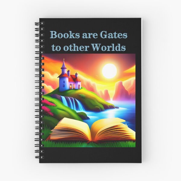 Item preview, Books are gateways to other worlds designed and sold by FineArtworld7.
