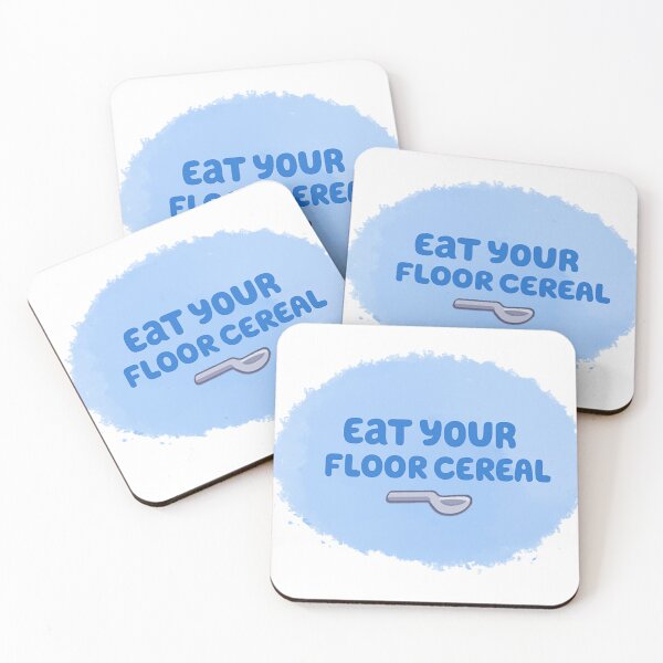 Item preview, Bluey Floor Cereal designed and sold by PeachAndPearl.
