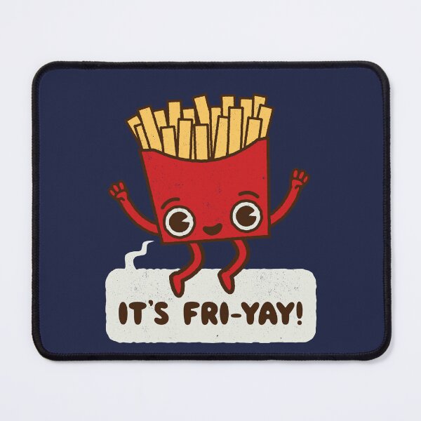 Item preview, It's Fri-yay Friday - Fun Cute Kawaii Fries designed and sold by WeirdPunderful.