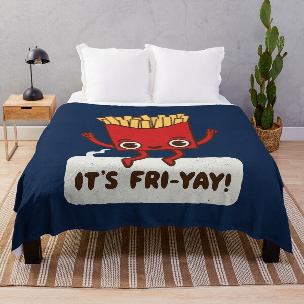 Item preview, It's Fri-yay Friday - Fun Cute Kawaii Fries designed and sold by WeirdPunderful.