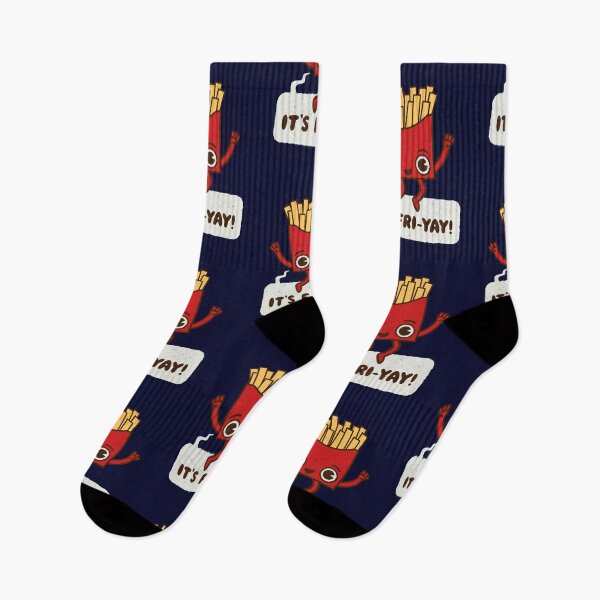 Item preview, It's Fri-yay Friday - Fun Cute Kawaii Fries  designed and sold by WeirdPunderful.