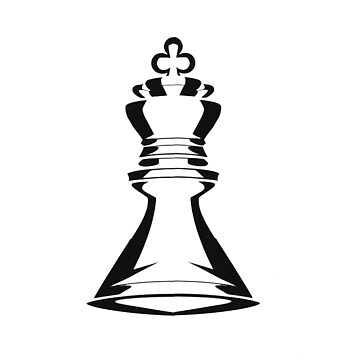 Silhouette of a king chess piece Royalty Free Vector Image, piece in chess  king