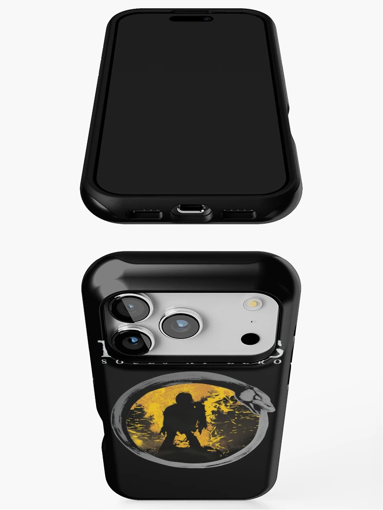 Thumbnail 3 of 4, iPhone Case, Locust Red designed and sold by RaviStailey.