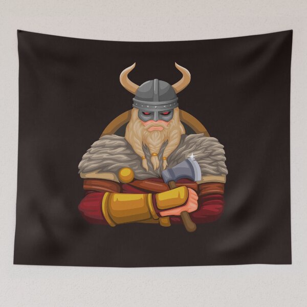 Item preview, Viking warrior figure mascot character designed and sold by aryoyo.