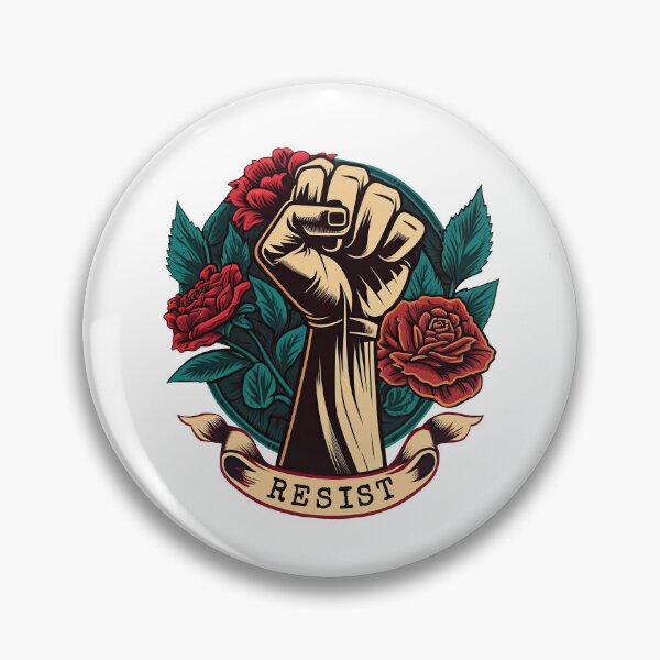 Item preview, Leftist Resist Socialist Rose - Democratic Socialism Political Graphic - Left Wing Politics designed and sold by RockFireMerch.