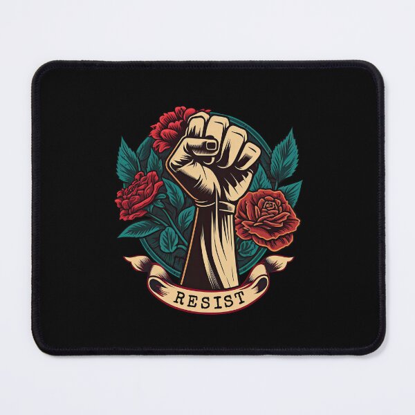 Item preview, Leftist Resist Socialist Rose - Democratic Socialism Political Graphic - Left Wing Politics designed and sold by RockFireMerch.