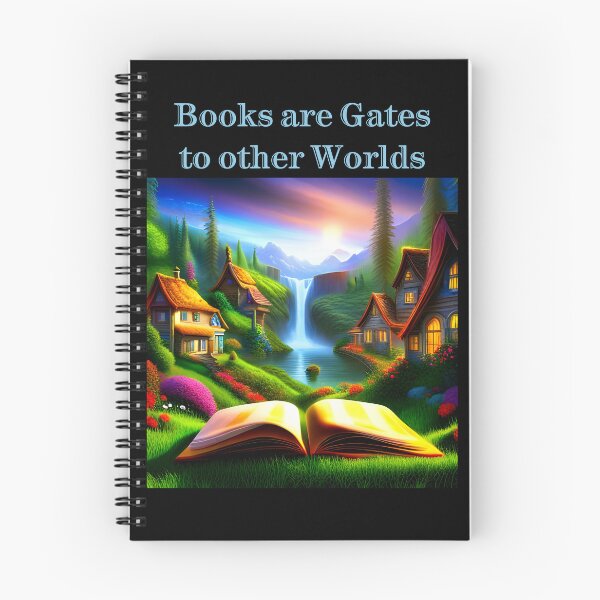 Item preview, Books are gateways to other worlds designed and sold by FineArtworld7.