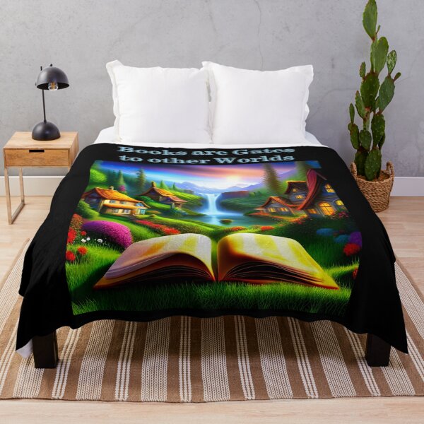 Item preview, Books are gateways to other worlds designed and sold by FineArtworld7.