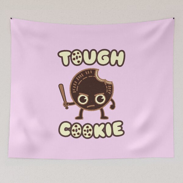 Item preview, Fighting Cookie - Kawaii Pun Tough Cookie - Halloween Food Pun Dad Joke designed and sold by WeirdPunderful.