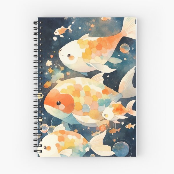 Item preview, Cute Fishies In Space designed and sold by TheThreePixels.