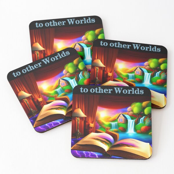 Item preview, Books are gateways to other worlds designed and sold by FineArtworld7.