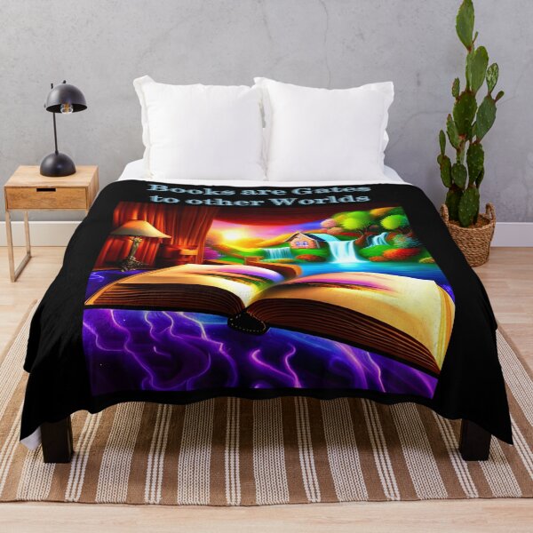 Item preview, Books are gateways to other worlds designed and sold by FineArtworld7.