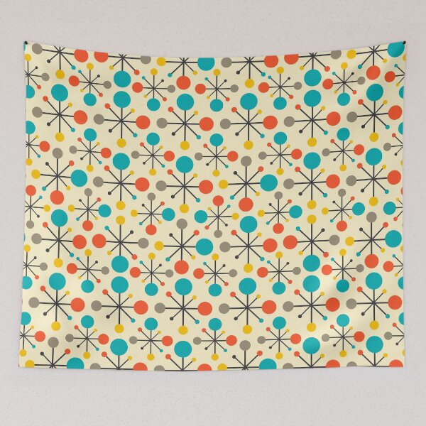Item preview, Mid century fifties atomic seamless pattern  designed and sold by Throwtopia.