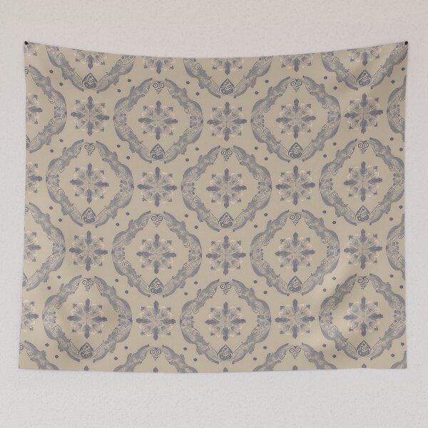 Item preview, Elegant beige symmetrical pattern designed and sold by FuzzieIntuition.