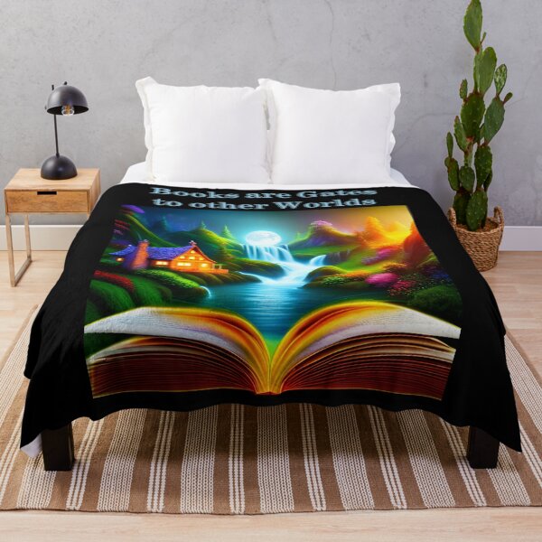 Item preview, Books are gateways to other worlds designed and sold by FineArtworld7.