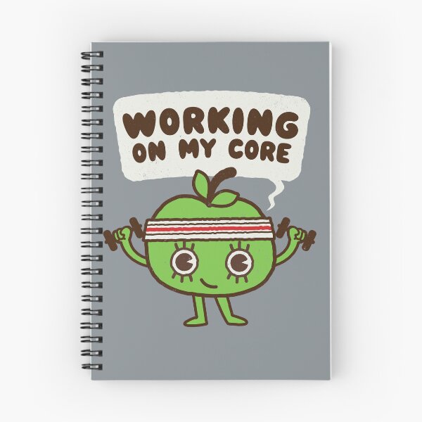 Item preview, Cute Working out Exercising Apple core - Gym Funny Workout Graphic  designed and sold by WeirdPunderful.