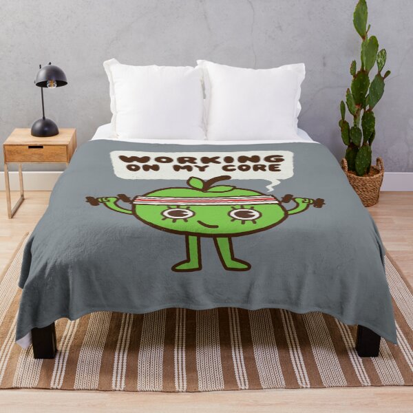 Item preview, Cute Working out Exercising Apple core - Gym Funny Workout Graphic  designed and sold by WeirdPunderful.