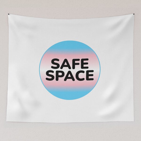 Item preview, TRANS safe space designed and sold by Inspirationmotivation.