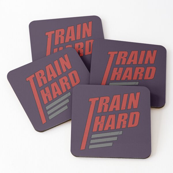 Item preview, Train hard motivational gym quote designed and sold by Donutlovers.