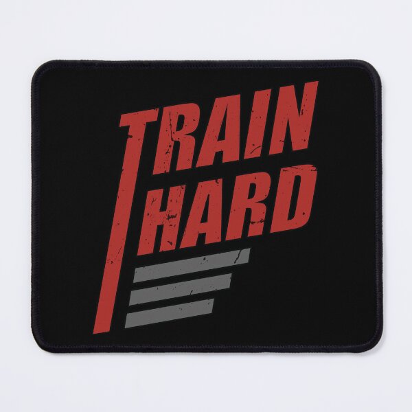 Item preview, Train hard motivational gym quote designed and sold by Donutlovers.