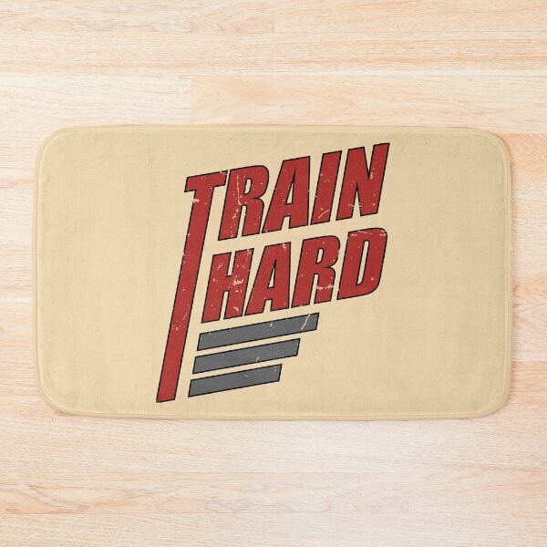 Item preview, Train hard motivational gym quote designed and sold by Donutlovers.