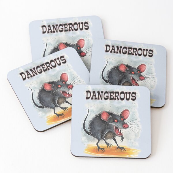 Item preview, Rat Beware danger, fantasy art designed and sold by LoneAngel.