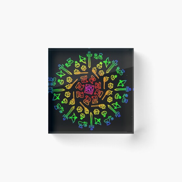 Item preview, Role Play Gaming Mandala - Colour designed and sold by KatapillaGirl.