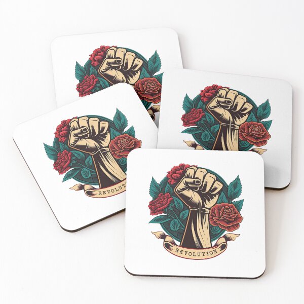 Item preview, Leftist Political Revolution - Liberal Progressive Politics Graphic - Social Justice Art designed and sold by RockFireMerch.