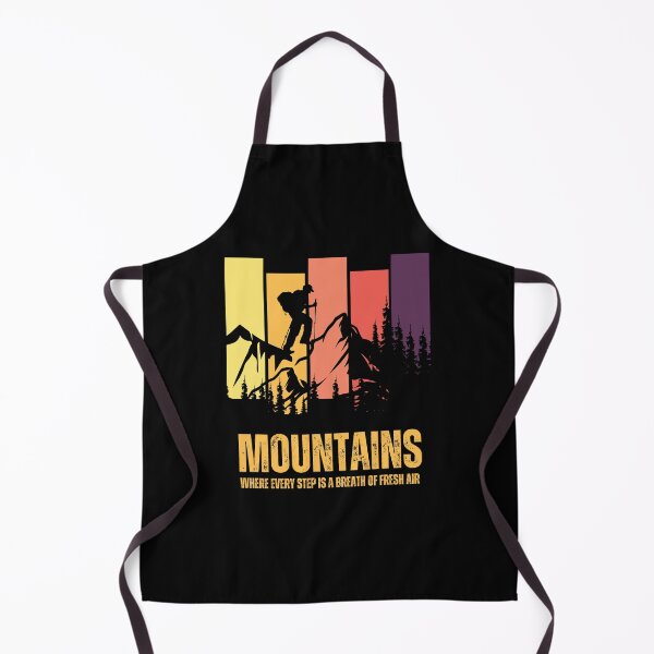 Item preview, Mountains. Where every step is a breath of fresh air designed and sold by Marti t-shirts.