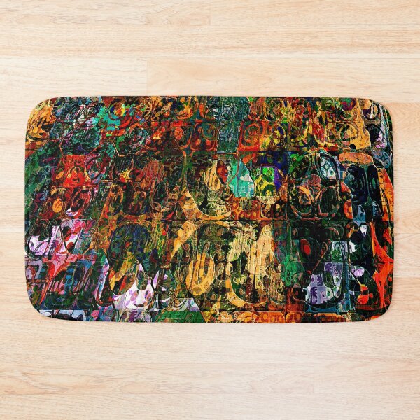 Item preview, Multicoloured Vibrant Tiled Pattern Abstract designed and sold by Trevor Hirst.