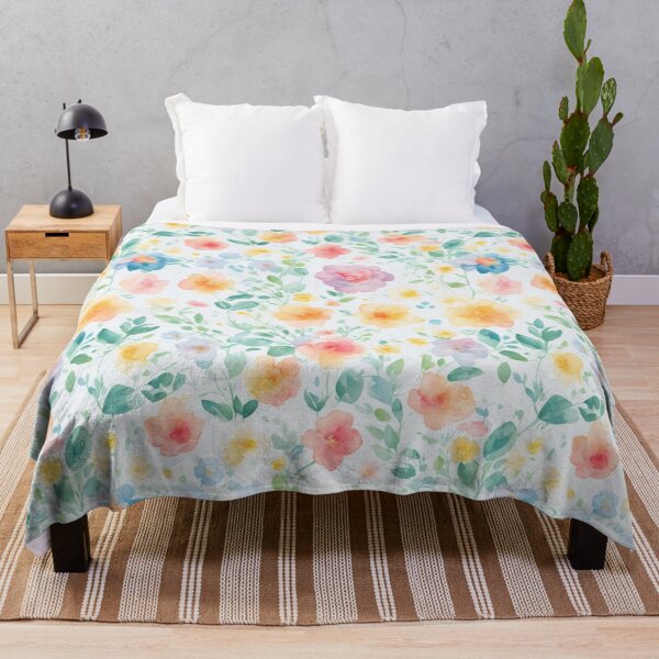 Item preview, pink and yellow flower on a light background pattern designed and sold by jkrphoto.