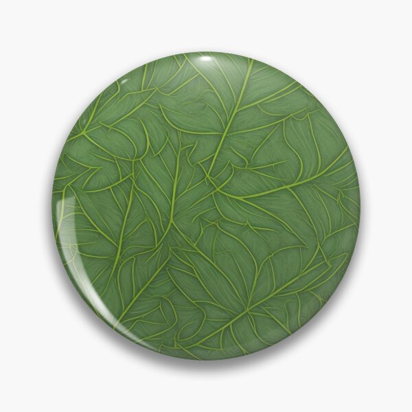 Item preview, Minimalistic green leaf pattern designed and sold by FuzzieIntuition.