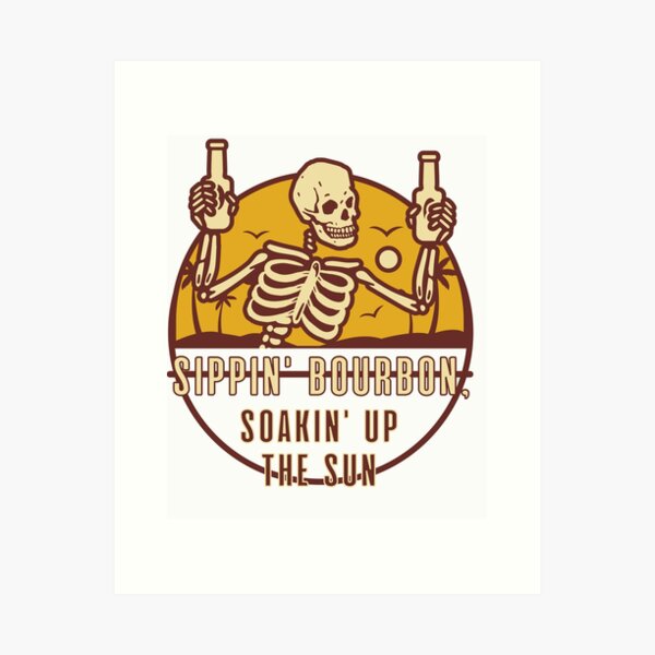 Item preview, Sippin' bourbon soakin' up the sun designed and sold by SoB S.