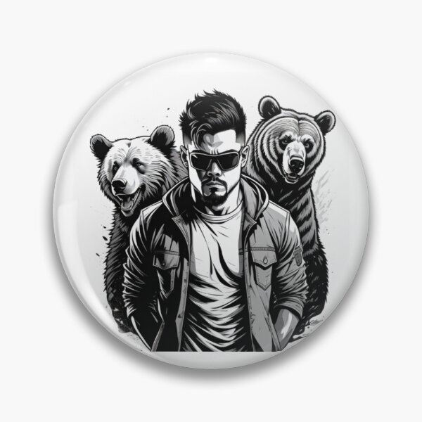 Item preview, Dont Poke Bears Cool Basketball Artwork Funny designed and sold by Michael Voyler.